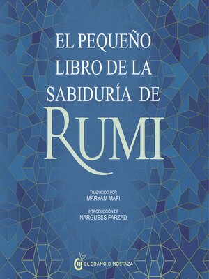 cover image of El pequeño libro de la sabiduría de Rumi